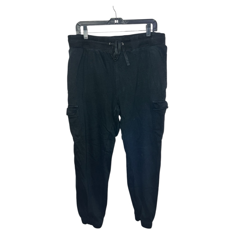Goodfellow & Co Black Cargo Sweatpants – Size L ✨ Excellent Condition ✨
